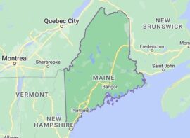 Map of Maine