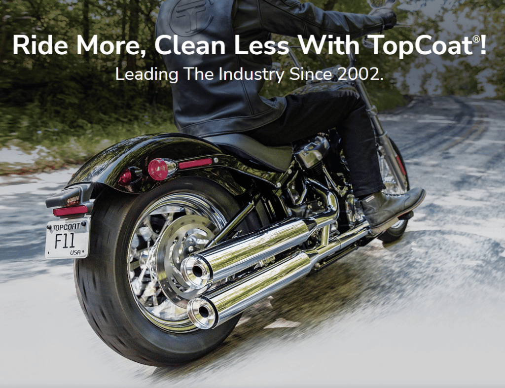 TopCoat Motorcycle Ad